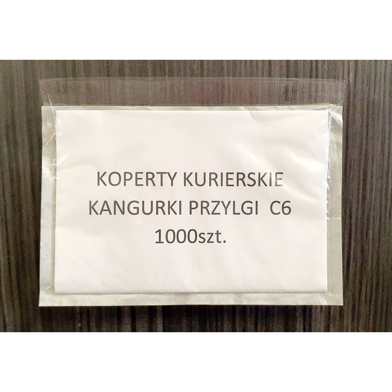 KOPERTY KURIERSKIE KANGURKI PRZYLGI C5 – 1000 SZT